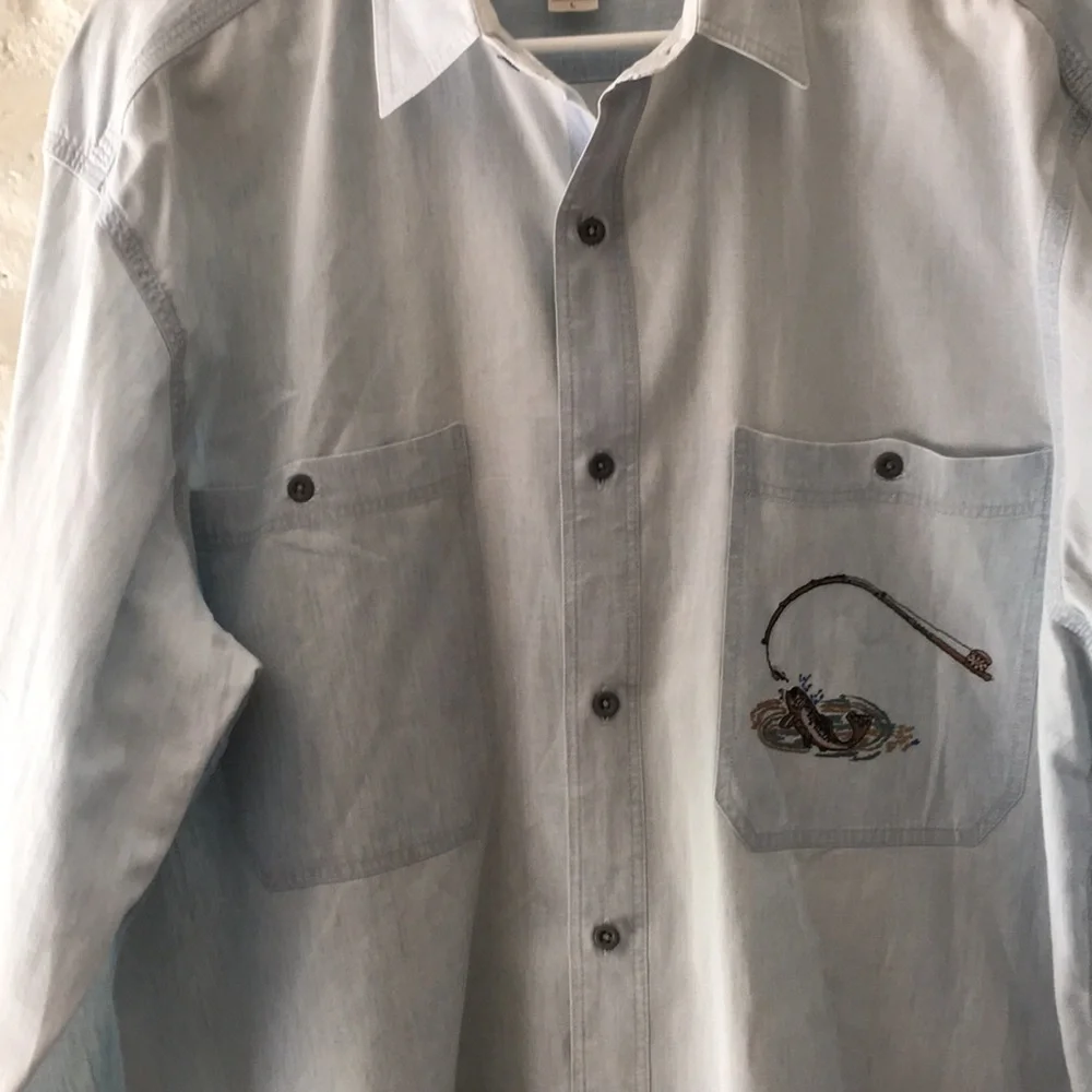 Banana Republic men's vintage Safari butto…
